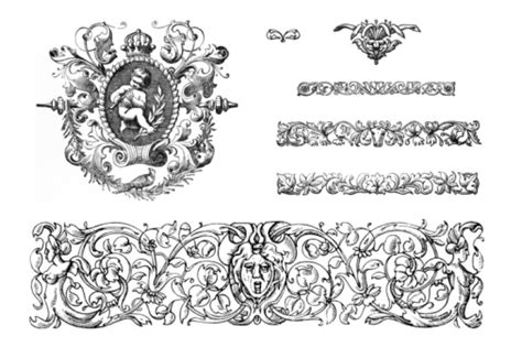 The divide victorian design elements set on white, calligraphic design elements and page decoration vector set, vintage victorian design elements, victorian set of brown gradient ornate page decor. Victorian Design Elements Stock Illustration - Download ...