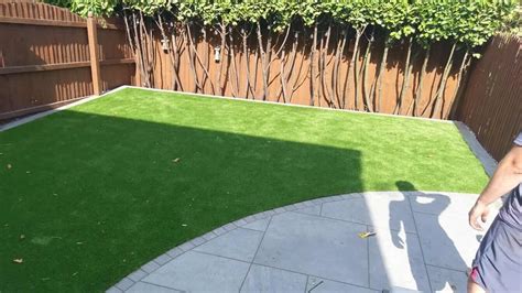 If laying on top of decking or concrete paving, you may want to use an underlay first, which will provide gentle cushioning and smooth over any. Symphony Vitrified Paving & Artificial Grass | Abel Landscaping