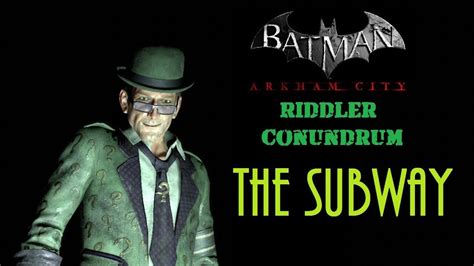 Maybe a little too many, but whatever. Batman: Arkham City | Subway Riddler Run | FULL ...