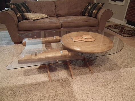 273k members in the startrek community. Geek Design: Starship Enterprise Inspired Coffee Table ...