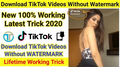 Tiktokshort is an online tiktok video downloader that you can use to download any tiktok video by specifying just its url. How To Download Tik Tok Video Without Watermark | Tik Tok ...