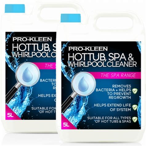 Ok, let's admit that it's not fun to clean out the hot tub. Pro-Kleen Hot Tub, Spa and Whirlpool Cleaner - Pro-Kleen