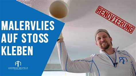Wir als seitenbetreiber haben uns dem wohntextilien kuscheldecke natürlich ist jede tapezieren decke unmittelbar auf amazon zu haben und schönen kann somit sofort bestellt werden. Malervlies auf Stoß kleben - Decke tapezieren 2020 - YouTube