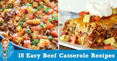 Fish and other kinds of seafood are a relatively lean type of protein, which makes them a good choice for people with diabetes; 22 Easy Ground Beef Casserole Recipes for Budget Friendly ...