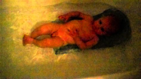 If you choose to bathe your baby every night before bed, keep it short. baby boy bath - YouTube