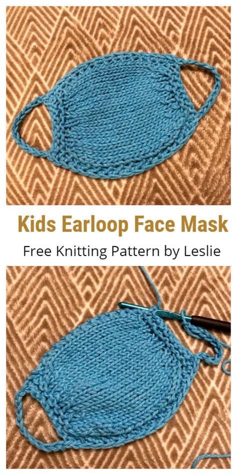 This mask can discourage you from touching your face. 10 Knit Face Mask Free Knitting Patterns and Paid ...