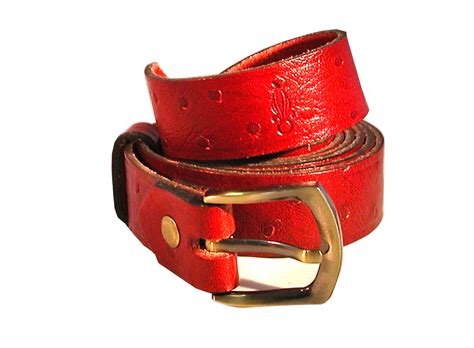 Maybe you would like to learn more about one of these? Ceinture pour femme en cuir couleur rouge autruche MAR039A ...