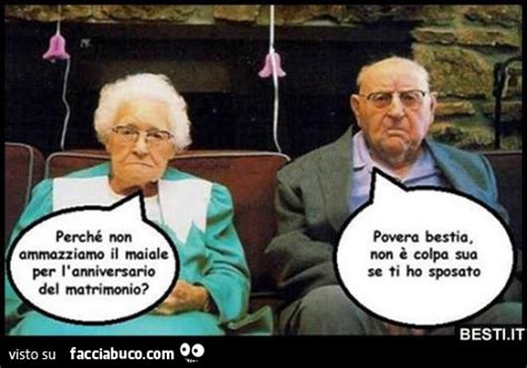 Sposi e matrimonio vignette sul matrimonio e sugli sposi vignette umoristiche e divertenti meme o post da pubblicare su facebook con frasi sagge o buffe sposini e sposi anziani. Perchè non ammazziamo il maiale per l'anniversario del ...