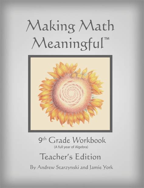 Automated grading is helpful for busy parents and students who work on their own. Making Math Meaningful: A 9th Grade Workbook, Teacher's ...