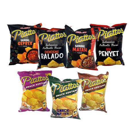 Sambal geprek , sambal bawang sambal geprek bensu. Piattos Snack Kentang Jack n Jill Big Size | Shopee Indonesia