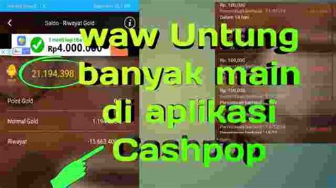 Cara nuyul aplikasi tik tok lite degan mudah tanpa reset data 100 work. Cara Nuyul Cashpop Mod Apk Terbaru 2020