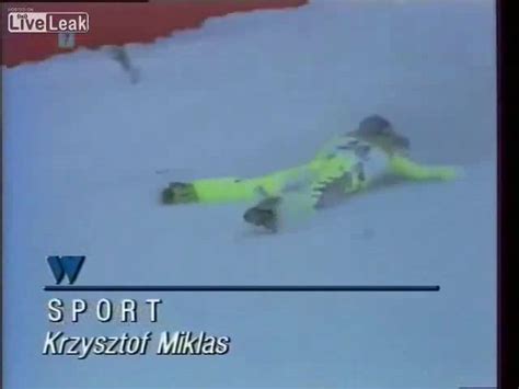 He was regarded as among the most promising young talents of the austrian downhill team of the early 1990s. Found footage of a brutal ski crash (Gernot reinstadler ...