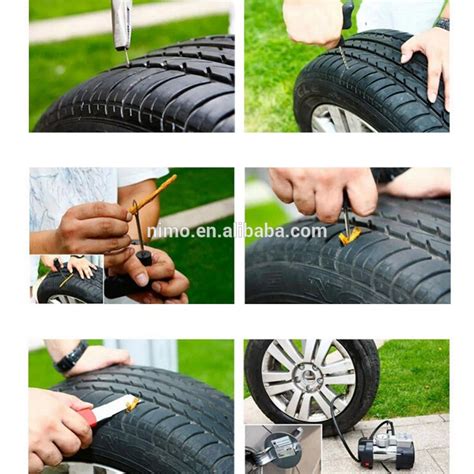Have all the required materials ready before you start to remove the motorbike tire. 8pcs Supply Tubeless Puncture Plug Tire Cement Set Tire ...
