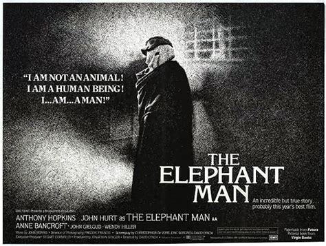 Treated as a sideshow freak, merrick is assumed to be retarded as well as misshapen because of his inability to speak coherently. C. E.: O Homem Elefante (1980)