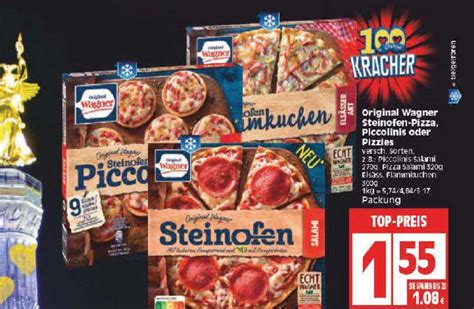 Seit über 30 jahren backen wir jede original wagner pizza mit viel herz und leidenschaft. Original Wagner Steinofen Pizza, Piccolinis Oder Pizzies ...