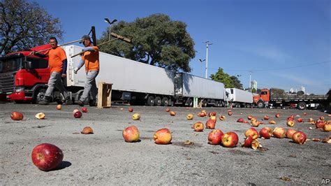 The deliveries have been stopped as lorry operators refused to carry cargo from this morning in protest against restriction on the unauthorized movement of trucks. A strike against the system - Brazil reinstates fuel ...