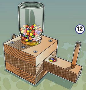 How to build a table: Make a candy dispenser | Woodworking projects for kids ...