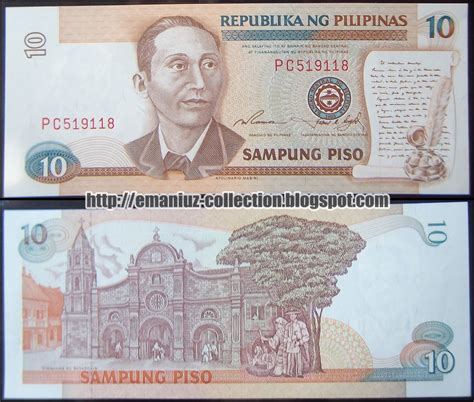 Ireland money to philippine peso. Banknote of the Philippines | 1995-2001 10-Peso (BSP & New ...