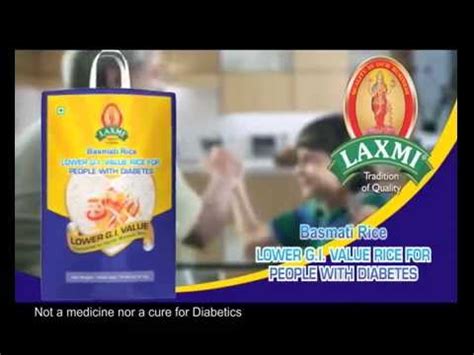 Basmati rice is a moderately good source of thiamine (13 percent of daily value) and niacin (8 percent of daily value). Laxmi Lower GI Value Rice Advertisement - YouTube