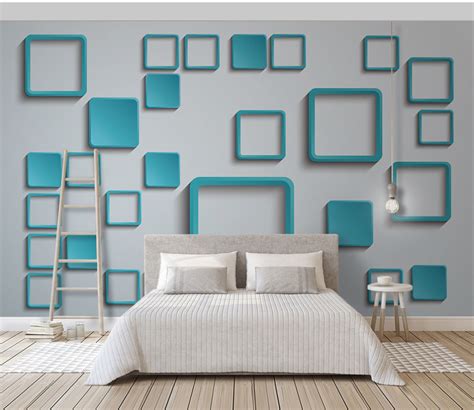 What comes in your mind when you read turquoise room ideas? Wall mural Bedroom, turquoise and room Nr.dec_7175 ...