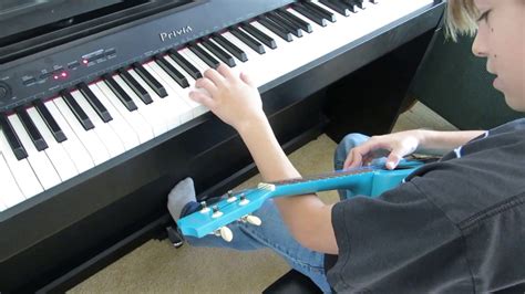 When a tuner uses the mechanical way of tuning, he uses a special software program that can listen to the harmonics of the piano, and calculate how the piano should be tuned based on what it hears. How to tune your Ukulele to a piano - YouTube