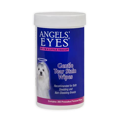 Concealer, blush, eye liner, eyeshadow, and mascara removing pesky stains from your everyday makeup routine is totally straightforward: Angels' Eyes Gentle Tear Stain Wipes 200 ct