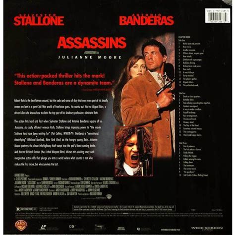 Robert roth (sylvester stallone) is the best hitman around but the code and sense of duty. ASSASSINS LTBX JULIANNE MOORE LASERDISC RARE 085391398769 ...