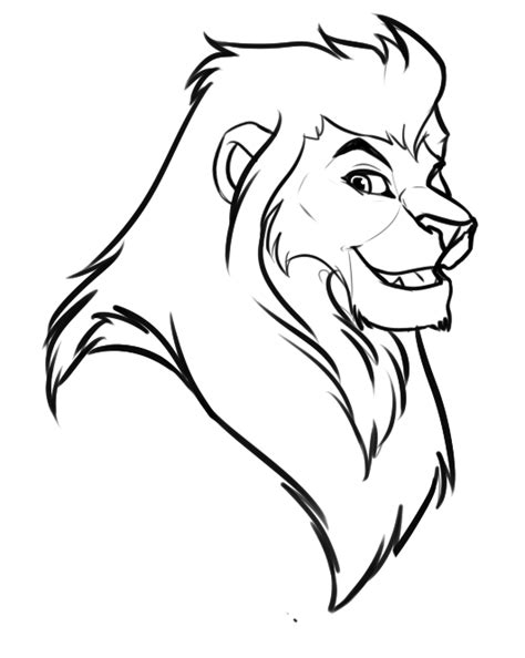 Of course, it will be customized to fit the lions you want to put into the lineart! Young Adult Lion Freeline by Ale-Tie on DeviantArt