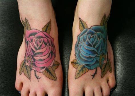 Vegan tattoo artist, works at club tattoo my name is amelia rose whitney. I like this idea of a blue and pink roses for Amelia and ...