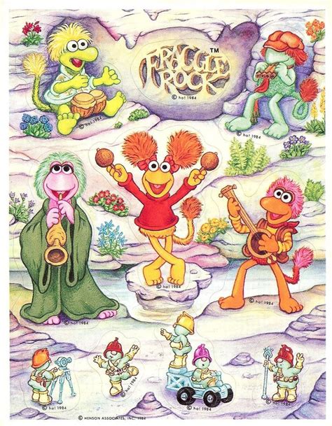 May i suggest you try truffleshuffle.com for all your retro. 80s cartoons drawings I have these in a Fraggle Rock book ...