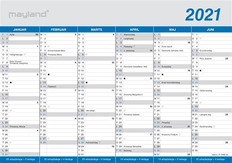 Kalender ini mulai banyak dicari pada penghujung tahun, biasanya digunakan. Mayland, kontorkalender 2021, A4, klassisk, Mayland ...