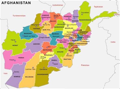 Afganistan haritası resmi 1160 defa incelendi. Taliban'ın Kontrol Alanları ve 'Kırsal Stratejisi ...