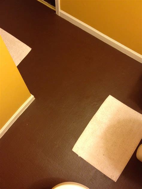 Virgin vinyl material with a textured low lustre finish and permanent adhesive makes tiles durable one package contains 10 tiles that each measure. How Long Will Painted Vinyl Floors Last? | Painted vinyl floors, Painted vinyl, Vinyl flooring