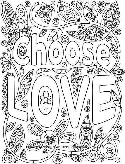 I love quotes coloring pages for adults and teenagers printable. Pin on Kolor Me Quotes