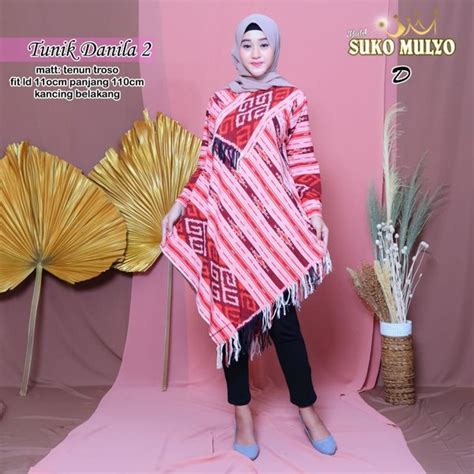 46 cm lebar pinggang : tunik batik - dress batik - asimetris - blouse - hijab ...