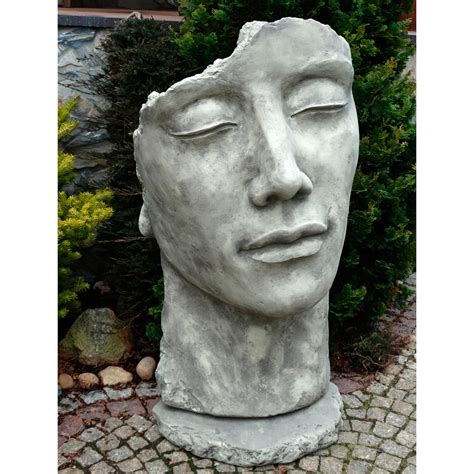 Sammlung von anna • zuletzt aktualisiert: Gartenfigur/Statue Gesicht Mann inkl. Platte zur Montage