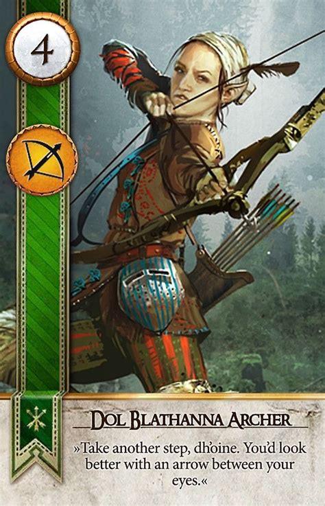 See the gwent standalone game version card: Dol Blathanna Scout (Gwent Card) - The Witcher 3: Wild ...