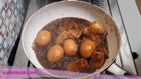 Resep kue rendah kalori 108. Resep Semur Telur Tahu - SajianLezat.com