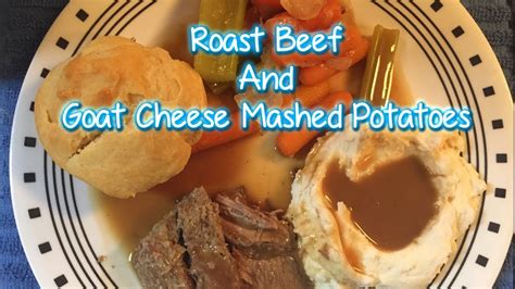 Served over a creamy marinara sauce. Roast Beef And Goat Cheese Mashed Potatoes - YouTube