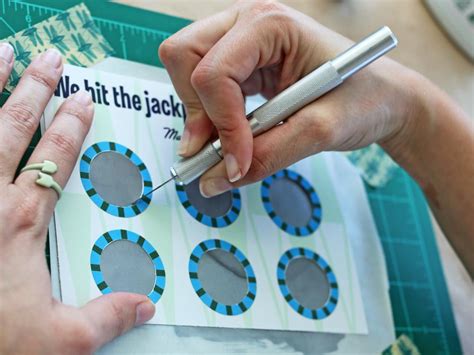 I considered carving my own. How to Make a Scratch-Off Card for Father's Day | HGTV