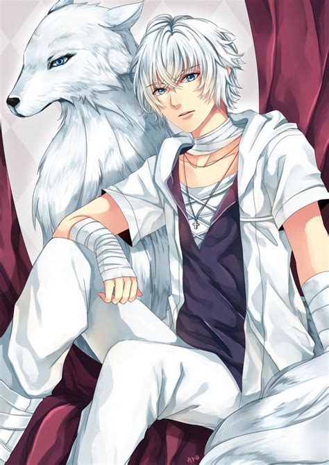 Тэнсаи окамура, ёсиюки такэй, икуро сато. anime wolf girl with white hair - Google Search | Anime ...