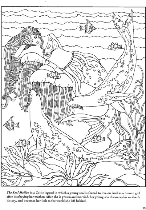 827x609 coloring page mermaid swimming mermaid coloring pages for adults. Pin by Małgorzata Kitka on Coloring pages to print ...