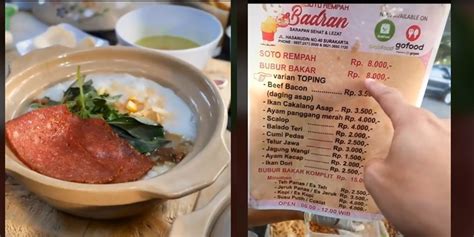 Kuliner cumi bakar pedas manis ternikmat yang lagi viral. Viral Bubur Bakar di Solo, Harga Murah tapi Tampilannya ...