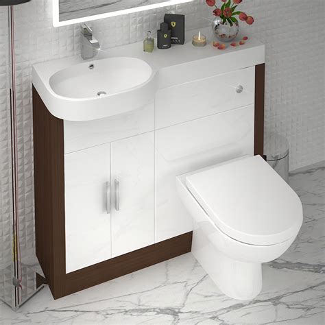 Add style and functionality to your bathroom with a bathroom vanity. Lucido 1000 Fitted Furniture Vanity Unit Lh Colour Options ...