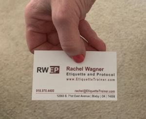 When receiving a business card do. Business Card Etiquette: how to give, receive - Rachel ...