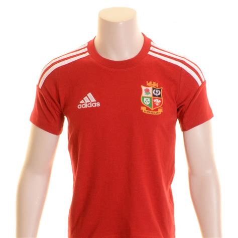 Visit lovell rugby for your lions shirts & merchandise! Adidas Junior British and Irish Lions Rugby T-Shirt Red ...