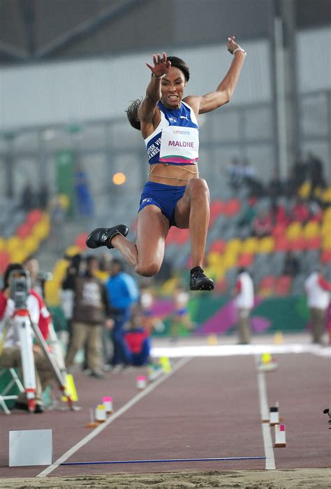 The olympic records for the event are 2.39 m (7 ft 10 in) for men, set by charles austin in 1996, and 2.06 m (6 ft 9 in) for women, set by yelena slesarenko gerd wessig is the only man to have set a world record in the olympic high jump, having done so in 1980 with a mark of 2.36 m (7 ft 8 + 3 ⁄ 4 in). Chantel Malone joins long jump 7-meter club, qualifies for ...