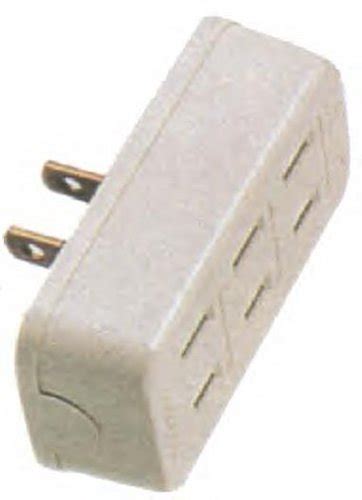The colors will vary depending on whether nm cable or conduit was used. Woods Wire 3-Way Outlet Plug Adapter, Beige (794B) | HomElectrical.com