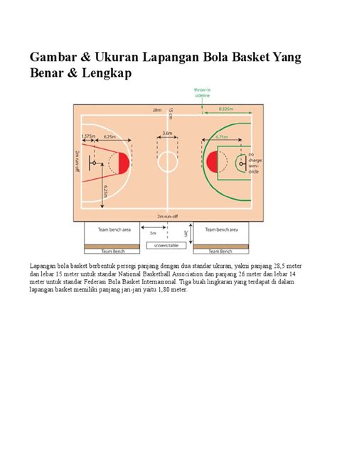 Gambar gawang bola basket panjang garis tengah lingkaran pada lapangan basket adalah 1 80 meter dengan ukuran gambar gawang bola basket. Gambar & Ukuran Lapangan Bola Basket Yang Benar & Lengkap