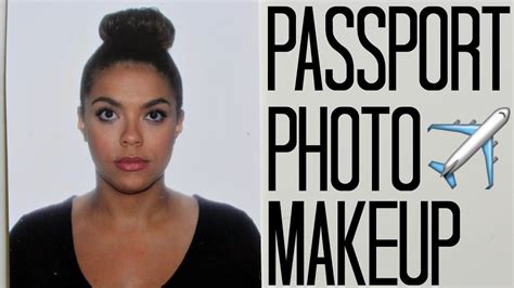 What is the size of a standard passport photo? Passport Photo Makeup | samantha jane - YouTube